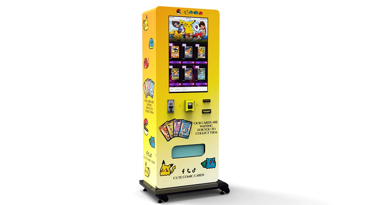 Trading Card Vending Machine Branding Ideas for Retail Businesses Trading Card Vending Machine Branding Ideas for Retail Businesses