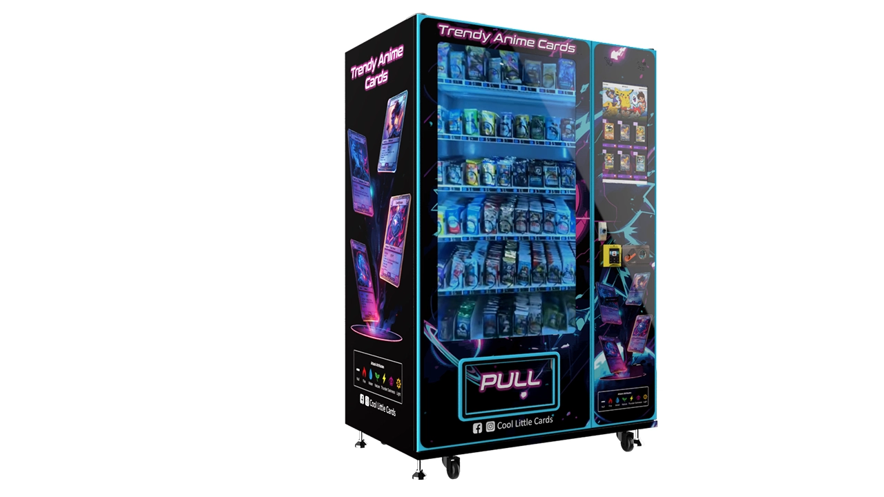 Contactless Payment for Trading Card Vending Machines Contactless Payment for Trading Card Vending Machines