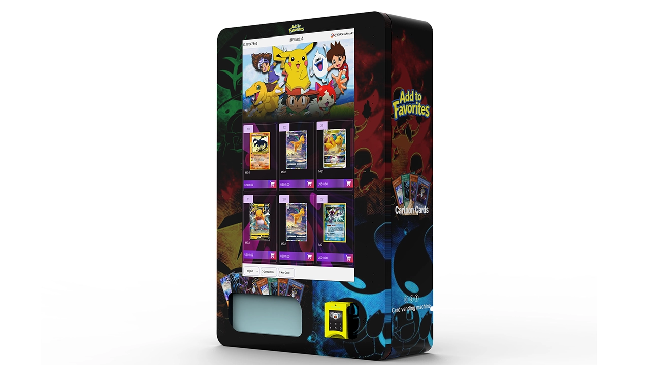 Trading Card Vending Machine Business Requirements in the USA