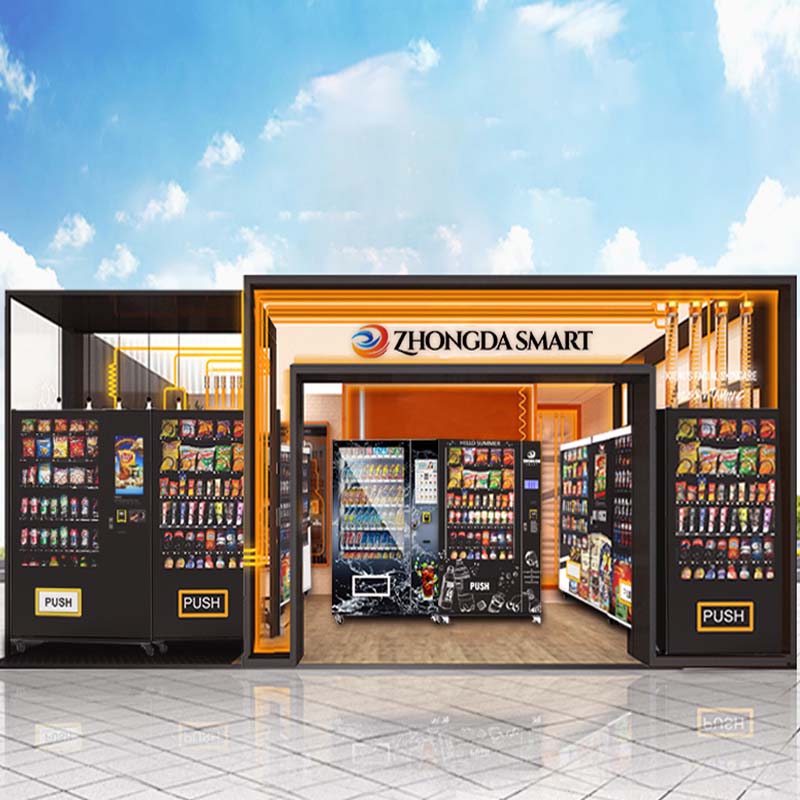 Export Europe Snack Drink Automatic Combo Vending Machine Cold Drink Water Food Vending Machine for Drinks and Snacks