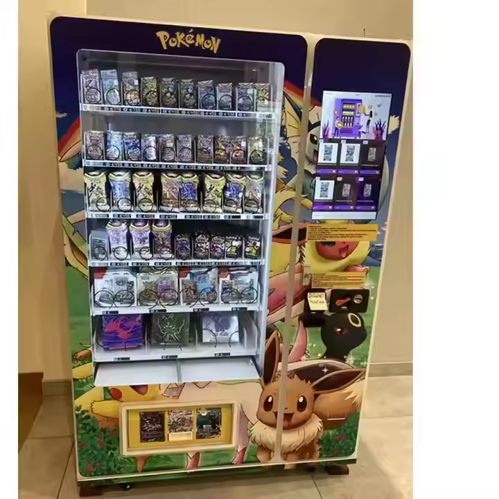 Digital Touch Screen Trading Card Vending Machine for Basketball Fans Sports Stars Enthusiasts with SDK Function