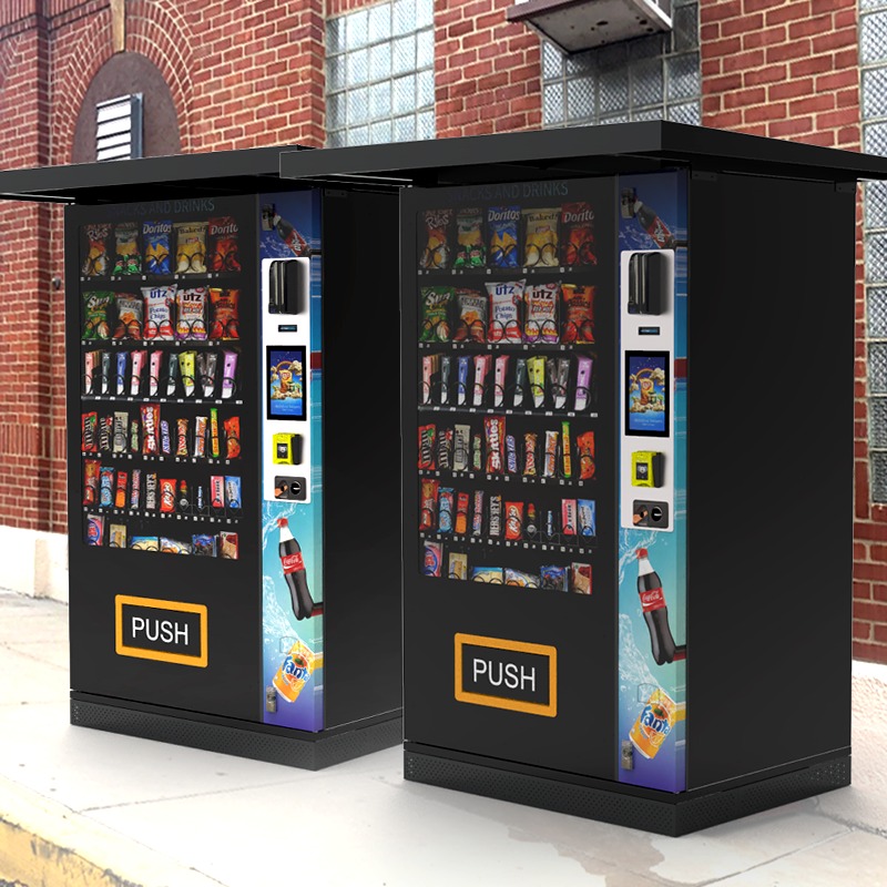 Heated Vending Machine for Drinks & Snacks | Smart Hot Food Vending Solution