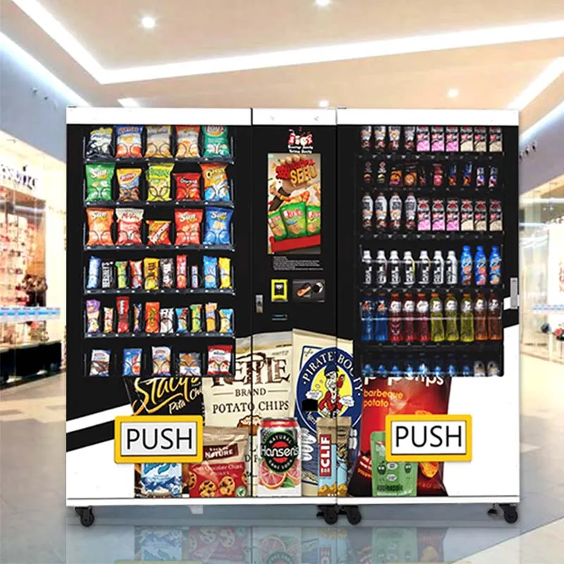 Large Combo Snack and Soda Vending Machine for Sale